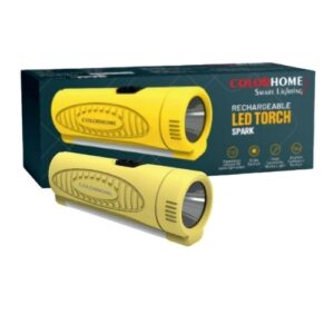 Colorhome LED Rechargeable Torch Edgelit Spark - 1W + 2W