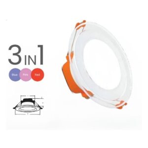 Led Downlighter Multicolour Recess 6W