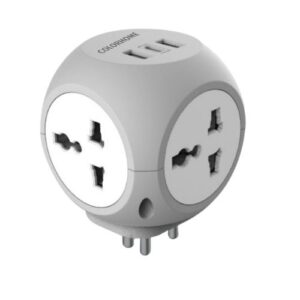 Colorhome Multi Plug - 4 Way Outlet with USB & C-Type