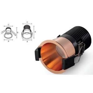 Cob Downlighter Prism Deep 3Cct