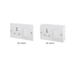 Benlo Sky 16A 1 Way Switch & Socket